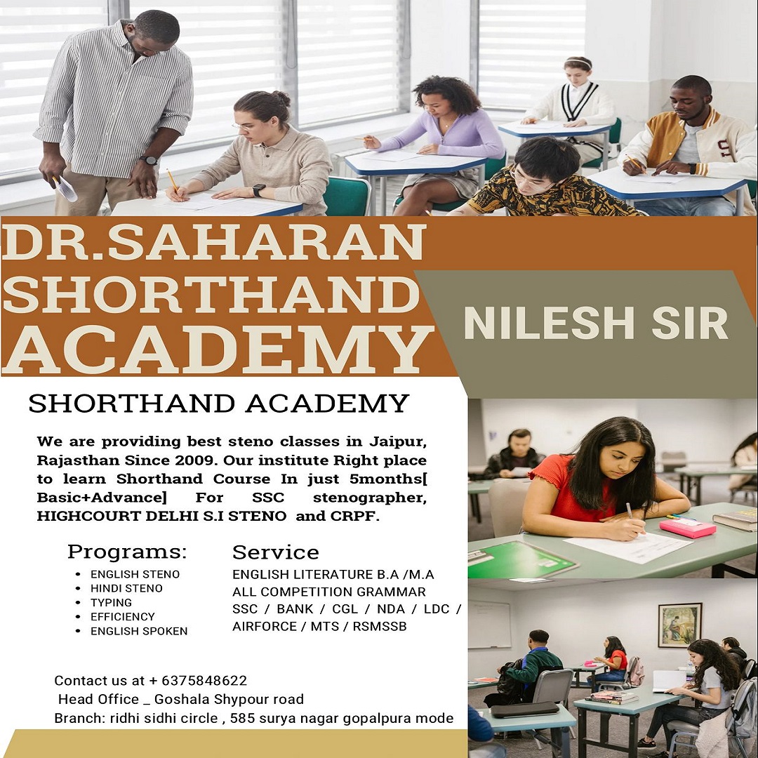 Steno classes in pratap nagar